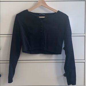 Brandy Melville cropped black cardigan